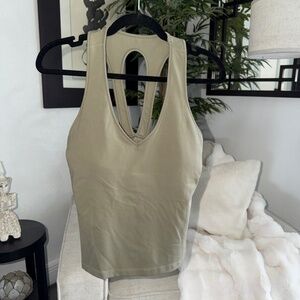 Alo Yoga Tank Top Gravel Taupe, L